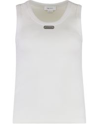 McQ - Tank Top Cotton Vests & Tops - Lyst