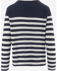 Bruno Manetti - Cashmere Sweater With Striped Pattern - Lyst