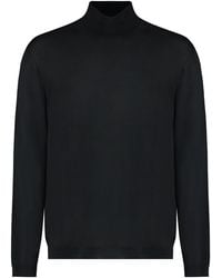 Roberto Collina - Turtleneck Wool Pullover Merinos - Lyst