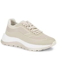 Calvin Klein - 2 Piece Sole Runner Lace-Up Sneakers - Lyst