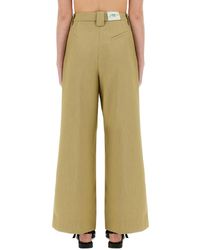 Ganni - Twill Suit Pants Wool Trousers - Lyst