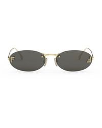 Fendi - First Crystal Sunglasses - Lyst