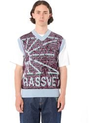 Rassvet (PACCBET) - Mesh Camo Sleeveless Jumper Knit Wool Acrylic Sweater - Lyst
