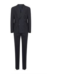 Tagliatore - Stretch Wool Vesuvio Double-Breasted Suit - Lyst