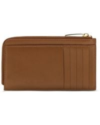 Bottega Veneta - Card Holder Intrecciato Zip Lambskin Leather Wallets & Purses - Lyst