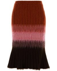 Fendi - Skirt Wool Wm Degrad - Lyst