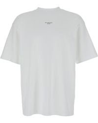 Drole de Monsieur - T-Shirt Slogan Classique With Cotton Print For Tshirts And Polo Shirts - Lyst