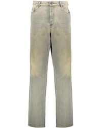 DIESEL - Light Denim Pants With Straight Legs - Lyst