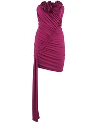 Magda Butrym - Strapless Jersey Sash Mini Dress - Lyst