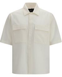 Laminar - Oversize Bowling Shirt Polyester; Wool Ovis Aries - Lyst
