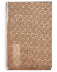 Max Mara - M Monogram Jacquard Silk Blend Mxapaniere Stole - Lyst