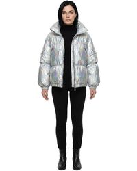 Dolce & Gabbana - Dolce & Gabbana Iridescent Polyamide Shell Down Jacket - Lyst