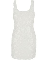 Michael Kors - Floral Sequin Tank Mini Dress - Lyst