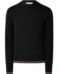 Thom Browne - Crewneck Pullover Merino Wool Sweater - Lyst