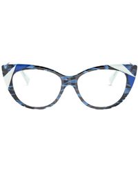 Alain Mikli - Coralli - 3142 - Black/blue Glasses - Lyst