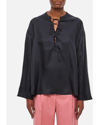 Loulou Studio - Flared Long Sleeve Blouse - Lyst