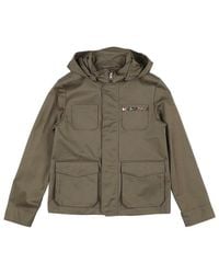Herno - Kids Outerwear Jacket Gi0042B-13218 Dark Military Clothing - Lyst