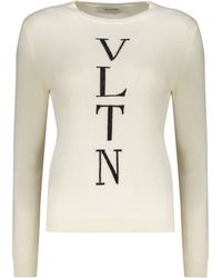 Valentino - Wool Blend Sweater - Lyst