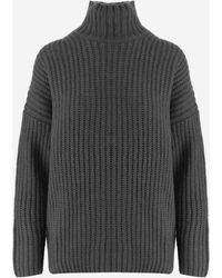 Allude - Cashmere And Silk Sweater - Lyst