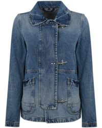 Fay - 3-Hook Denim Jacket - Lyst