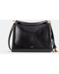 Maison AlaïA - Small Le Click Bag Smooth Calfskin Leather Shoulder - Lyst