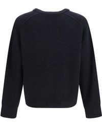 Acne Studios - V-Neck Sweater Camel Hair - Lyst