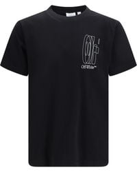 Off-White c/o Virgil Abloh - Big Double Arrow T-Shirt Cotton T-Shirts - Lyst