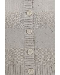 Brunello Cucinelli - Long-Sleeve Crewneck Cotton Sweater - Lyst