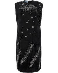 Prada - Velvet Dress - Lyst