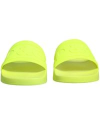 Dolce & Gabbana - Rubber Slides Sandals Beachwear Shoes Tu+Termoplastic - Lyst