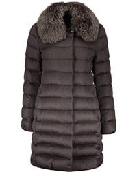Moorer - Zip And Snap Button Fastening Down Jacket - Lyst