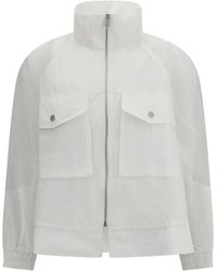 Pinko - Beth Jacket With Transparent Inserts Polyester - Lyst