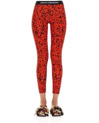 Rabanne - Leggings With Logoed Band - Lyst