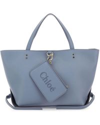 Chloé - Sense Small East West Leather Tote - Lyst