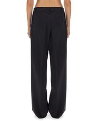 Aspesi - Regular Fit Pants Polyester Trousers - Lyst