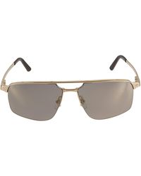 Cartier - Aviator Square Sunglasses - Lyst