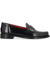 Ferragamo - Brushed Leather Loafers For - Lyst