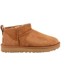 UGG - Classic Ultra Mini Sheepskin Ankle Boots - Lyst