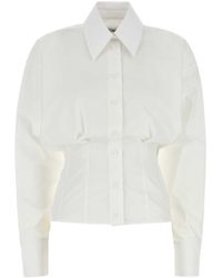 The Attico - Cotton Fitted Shirt - Lyst