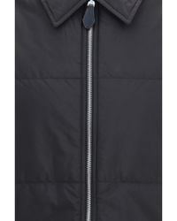 Prada - Knit Jacket With Padded Front Fleece Wool Knitwear - Lyst