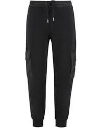 Moncler - Sporty Cotton Blend Pants Polyamide Track - Lyst