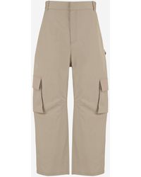 Balenciaga - Cargo Pants Cotton Trousers - Lyst