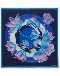 Ferragamo - Silk Floral Scarf Accessories & Slg - Lyst