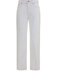 Versace - White Cotton High - Lyst