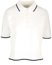 Thom Browne - Boxy Fit Polo Shirt - Lyst