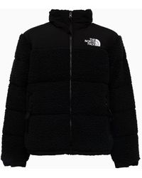 The North Face High Pile Nuptse Puffer Jacket - Black