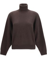 Brunello Cucinelli - Cashmere Turtleneck Sweater Caffe' Kashmir/Capra Hircus - Lyst