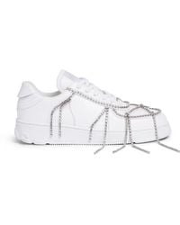 Gcds - Crystal Embellished Sneakers - Lyst