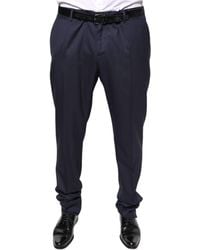 Dolce & Gabbana - Wool Skinny Formal Dress Pants - Lyst