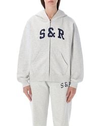 Sporty & Rich - S&R Ivy Zip Hoodie - Lyst